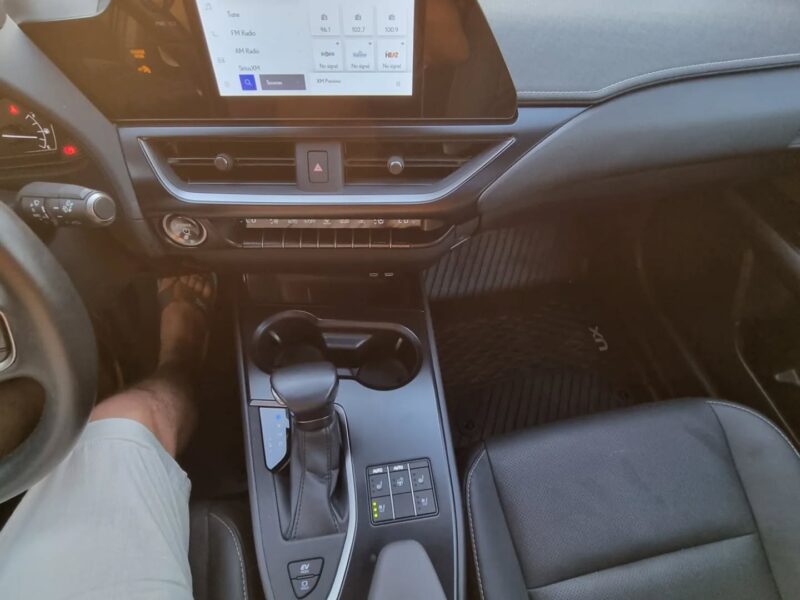2024 Lexus UX 250h 2.0-liter four-cylinder Hybrid Engine White Black Subcompact SUV