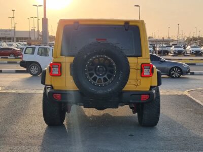 2018 Jeep Wrangler 2-Door 3.6 Litres Pentastar V6 Petrol Engine Yellow Black SUV