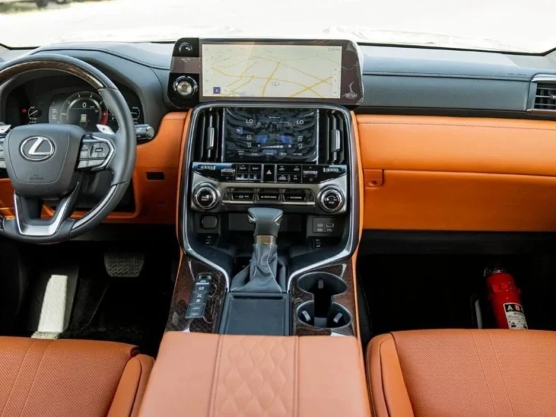 2023 Lexus LX600 VIP 3.5-liter twin-turbo V6 Petrol Engine Black Tan SUV Automatic
