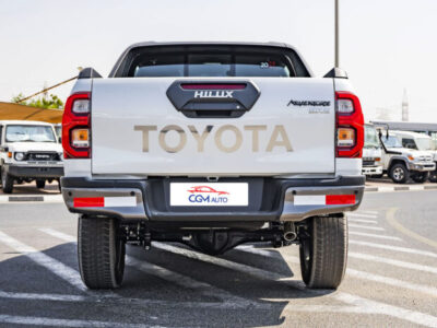 2025 Toyota Hilux Adventure 4.0L V6 DOHC 24-Valve with Dual VVT-i White Black Pickup