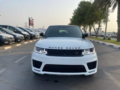 2018 Land Rover Range Rover Sport 3.0 Litres Turbo Diesel Engine White Black SUV