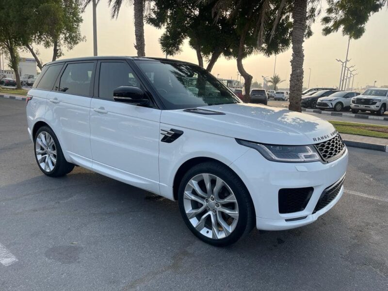 2018 Land Rover Range Rover Sport 3.0 Litres Turbo Diesel Engine White Black SUV