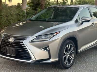2017 Lexus RX350 Platinum 3.5 Liters 6 Cylinders Petrol Engine Gold Brown Luxury SUV