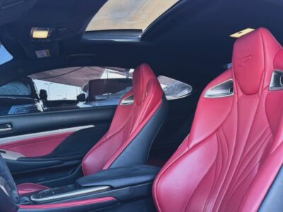 2016 Lexus RC F Carbon Fiber 5.0 Litres V8 Engine White Red 2-door Luxury Coupe