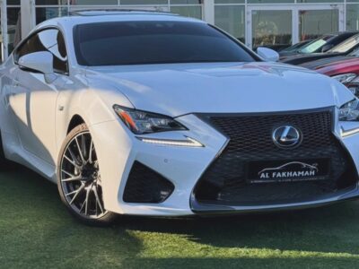 2016 Lexus RC F Carbon Fiber 5.0 Litres V8 Engine White Red 2-door Luxury Coupe
