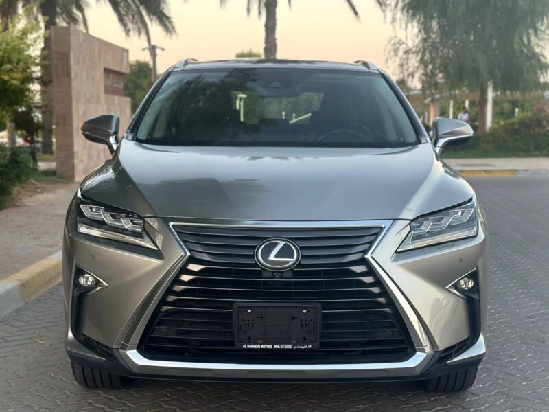2017 Lexus RX350 Platinum 3.5 Liters 6 Cylinders Petrol Engine Gold Brown Luxury SUV