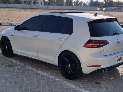 2018 Volkswagen Golf R 2.0 Liters Inline-4 Cylinders Petrol Engine White Black Hatchback
