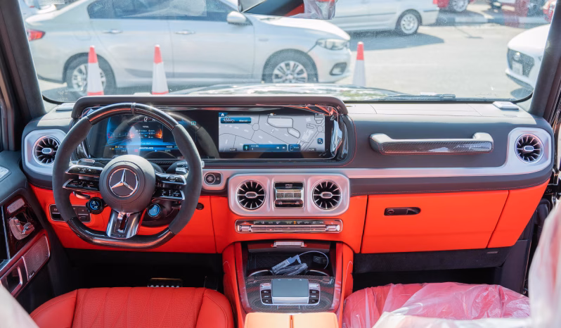 2025 Mercedes-Benz AMG G63 4.0L V8 Bi-Turbo Petrol Black Orange SUV Double Night Package