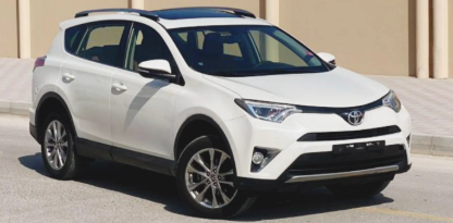 2017 Toyota RAV 4 VXR 2.5 Liter 4-cylinder Petrol Engine White Tan SUV Automatic