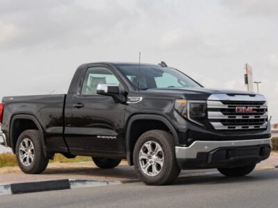 2025 GMC Sierra SLE Single Cab 5.3-liter V8 Petrol Engine Black Grey Pickup Truck 4WD