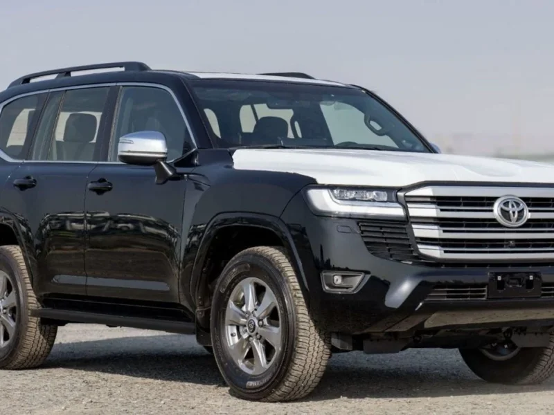 2025 Toyota Land Cruiser VX 3.5 Liters V6 Twin Turbo Petrol Engine Black SUV Automatic
