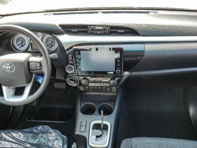 2024 Toyota Hilux DC 2.4 Litres 4-cylinder Diesel Turbo Engine Silver Black Pickup Truck
