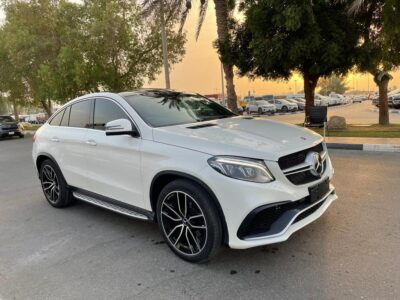 2017 Mercedes-Benz GLE 350d 4MATIC Coupe 3.0-liter V6 Turbocharged Diesel White Black SUV