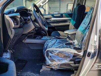 2024 Toyota Hilux DC 2.4 Litres 4-cylinder Diesel Turbo Engine Silver Black Pickup Truck