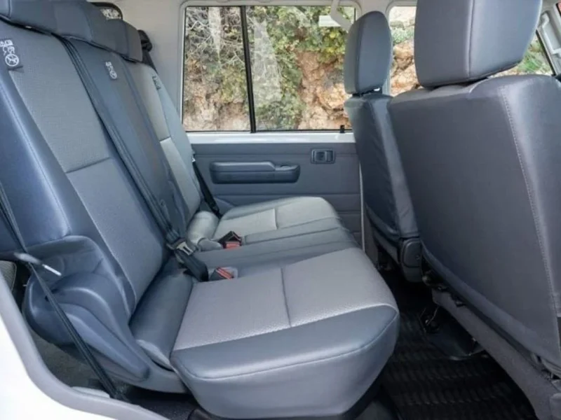 2024 Toyota Land Cruiser 70 Series LC76 Hard Top 4.5L Diesel V8 Engine White Grey SUV
