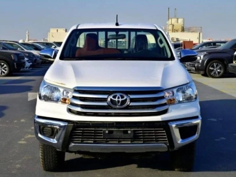2024 Toyota Hilux Single Cab 2.4 Litres 4-cylinder In-line Diesel Engine White Red Pickup Truck