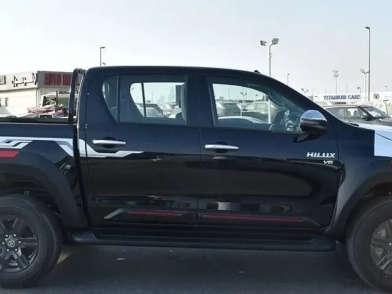 2024 Toyota Hilux Double Cab 4.0 Liters V6 Petrol V6 Petrol Engine Black Pickup Truck