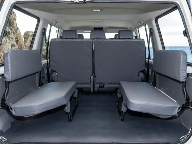 2024 Toyota Land Cruiser 70 Series LC76 Hard Top 4.5L Diesel V8 Engine White Grey SUV