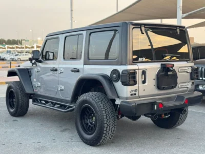 2019 Jeep Wrangler 3.6-liter V6 Pentastar Petrol Engine Silver Black SUV Automatic GCC Specs