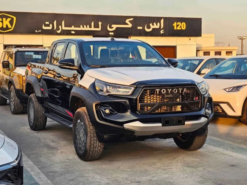 2026 Toyota Hilux GR SPORT WIDE BODY 4.0 Litres 6-Cylinder Petrol Engine Black Pickup Truck