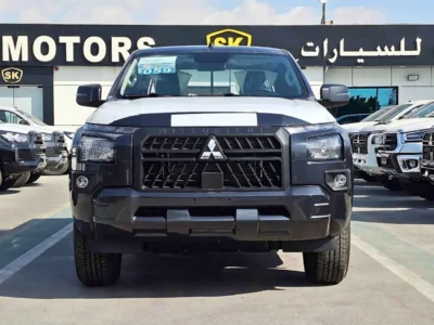 2024 Mitsubishi L200 GLX DC 2.4 Litres 4 Cylinders Petrol Engine Grey Black Pickup Truck GCC