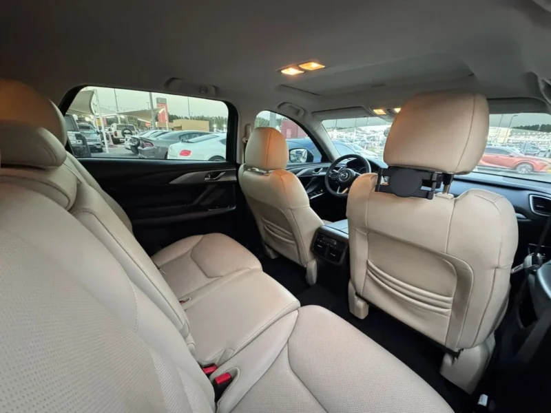 2021 Mazda CX-9 Signature 2.5 Liters In-line Four Cylinder Petrol Engine Grey Beige SUV GCC
