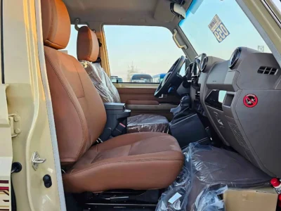 2024 Toyota Land Cruiser 70 4.0 Liters 6 Cylinders Petrol Engine Beige Tan SUV Automatic GCC