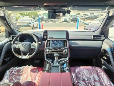 2026 Lexus LX 500 MARK LEVINSON 3.3L twin-turbo V6 Diesel Engine White Red SUV Automatic GCC