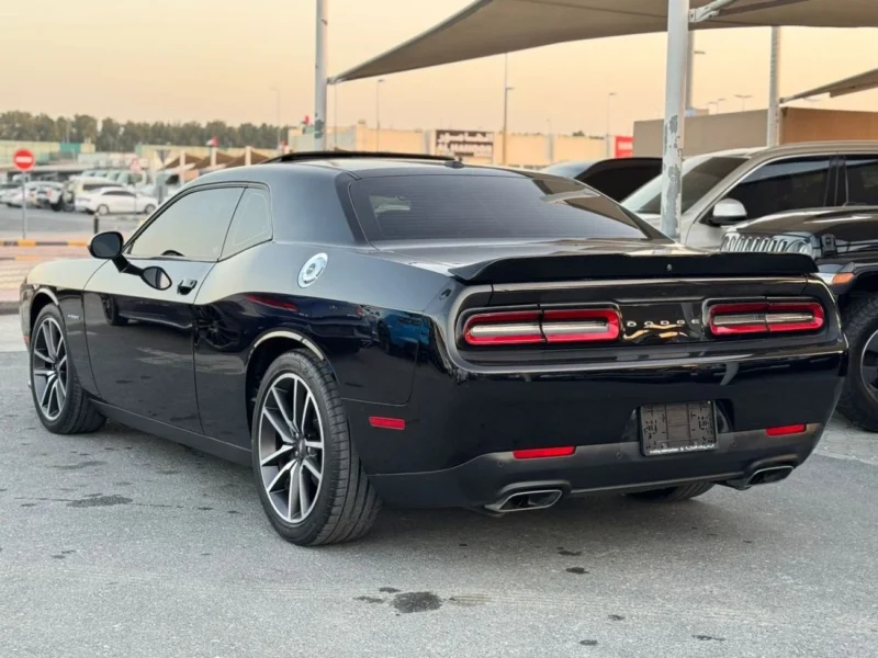 2021 Dodge Challenger 5.7 Liters 8 Cylinders Petrol Engine Black Red Sedan RWD GCC