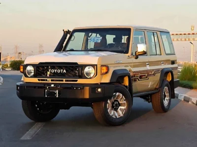 2024 Toyota Land Cruiser 70 4.0 Liters 6 Cylinders Petrol Engine Beige Tan SUV Automatic GCC