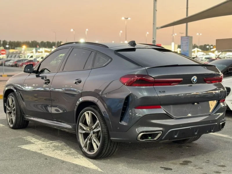 2021 BMW X6 4.4 Litres Twin-Turbocharged V8 Petrol Engine Grey Tan Luxury SUV GCC
