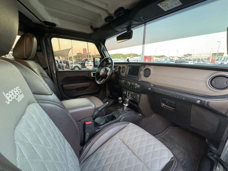 2019 Jeep Wrangler 3.6-liter V6 Pentastar Petrol Engine Grey SUV Automatic GCC Specs