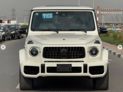 2021 Mercedes-Benz G63 AMG 4.0-liter V8 biturbo Petrol Engine White Beige SUV Helios Interior