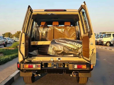 2024 Toyota Land Cruiser 70 4.0 Liters 6 Cylinders Petrol Engine Beige Tan SUV Automatic GCC