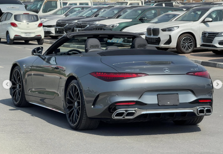 2023 Mercedes-Benz SL 63 AMG 4.0-liter twin-turbocharged V8 Petrol Engine Grey Convertible