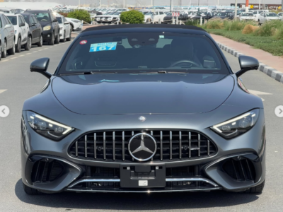 2023 Mercedes-Benz SL 63 AMG 4.0-liter twin-turbocharged V8 Petrol Engine Grey Convertible
