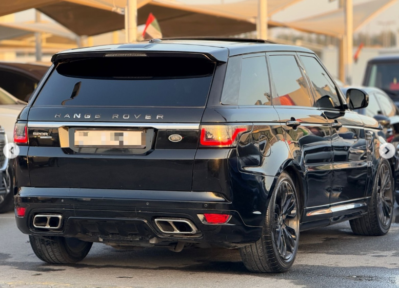 2015 Land Rover Range Rover Sport Converted to 2022 SVR 3.0L V6 Supercharged Petrol Black SUV