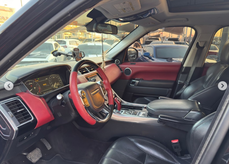2015 Land Rover Range Rover Sport Converted to 2022 SVR 3.0L V6 Supercharged Petrol Black SUV