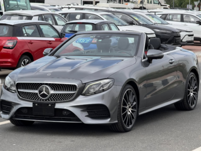 2018 Mercedes-Benz E400 Cabriolet 3.0-liter twin-turbocharged V6 Petrol Engine Grey Red