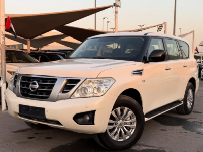 2019 Nissan Patrol SE 4.0 Liters V6 Petrol Engine White Grey SUV GCC Specs Automatic