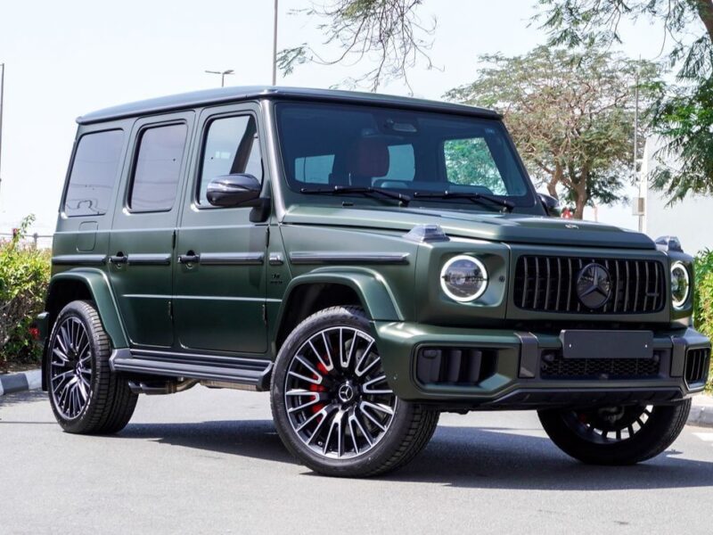 2025 Mercedes-Benz G 63 AMG 4.0-liter V8 twin-turbo Petrol Engine Green Red SUV