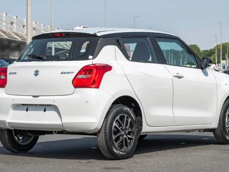 2024 Suzuki Swift GLX 1.2 Litres 4 Cylinders Petrol Engine White Black Hatchback Automatic