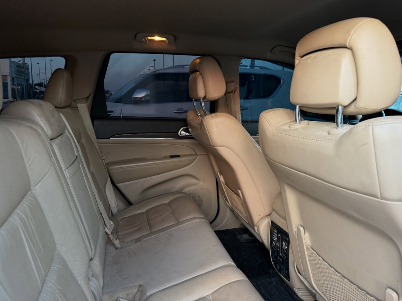 2015 Jeep Grand Cherokee 3.6 Liters V6 Pentastar Petrol Engine White Beige SUV