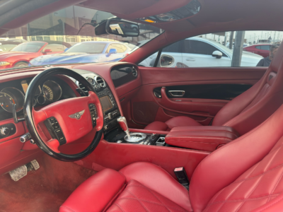 2006 Bentley Continental GT 6.0 Litres 12 cylinders Petrol Engine White Red Luxury Coupe
