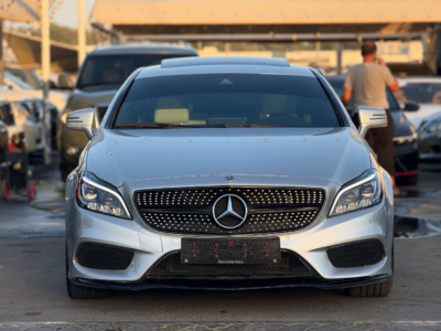 2016 Mercedes-Benz CLS400 3.0 Liters V6 twin-turbo Petrol Engine Silver White Sedan