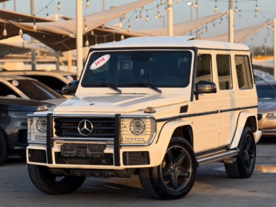 2018 Mercedes-Benz G500 4.0 Litres V8 twin-turbo Petrol Engine White Brown SUV