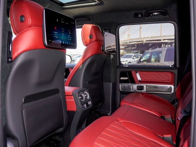 2025 Mercedes-Benz G 63 AMG 4.0-liter V8 twin-turbo Petrol Engine Green Red SUV