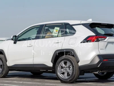 2023 Toyota RAV 4 2.5 Liters 4 Cylinders Hybrid Engine White Beige SUV Automatic GCC