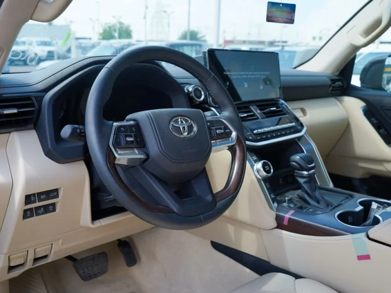 2026 Toyota Land Cruiser GXR 3.5 Litres V6 Twin-Turbocharged Petrol Engine Black Beige SUV