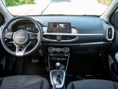 2023 Kia Picanto 1.2 Litres 4-cylinder Petrol Engine White Black Hatchback Automatic